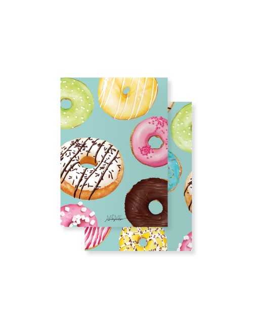 Carnet A6 Donuts multicolores