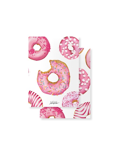 Carnet A6 Donuts multicolores