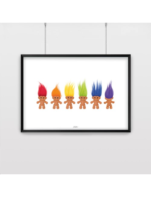 Affiche Trolls paysage