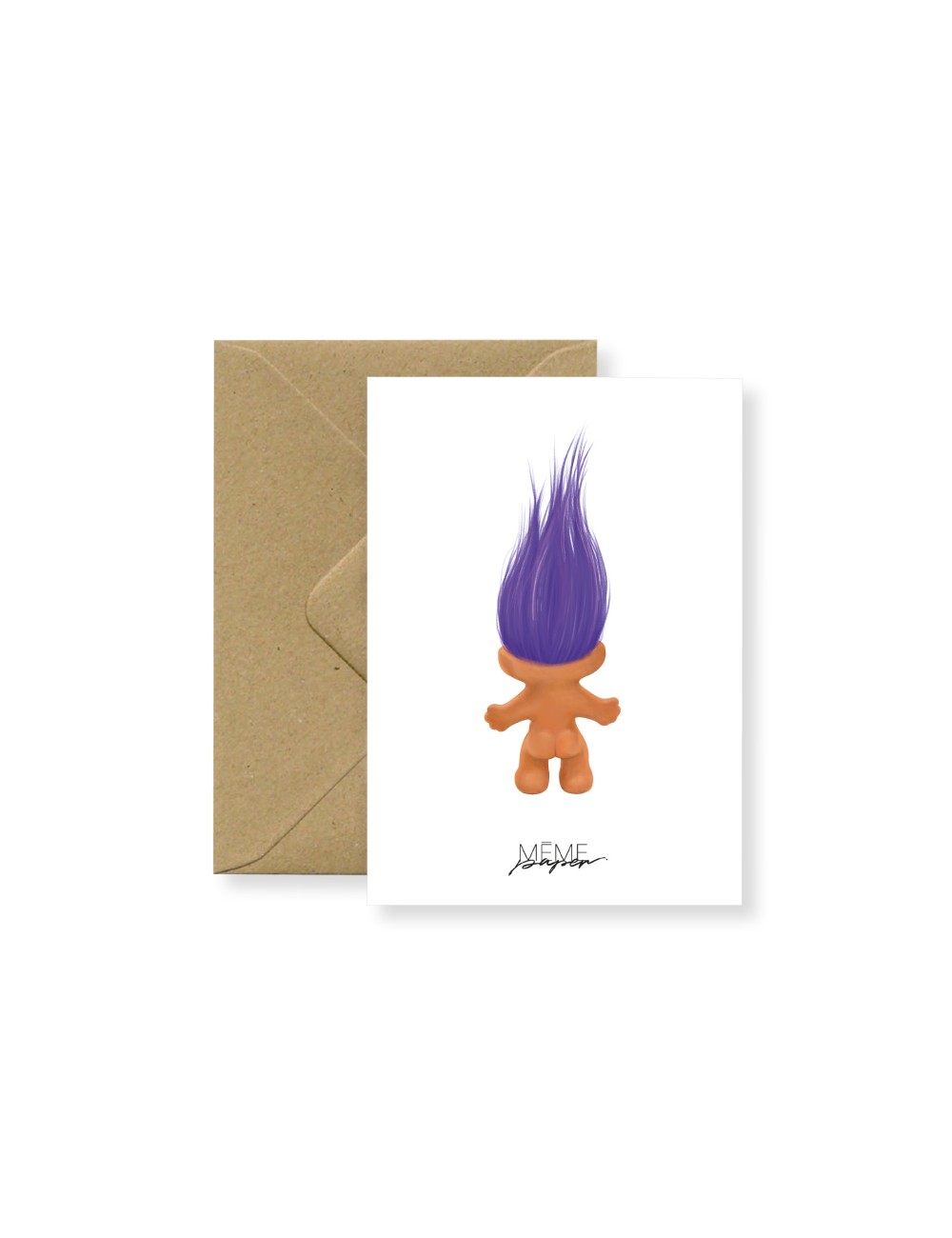 Carte Troll Violet Carte Troll Violet