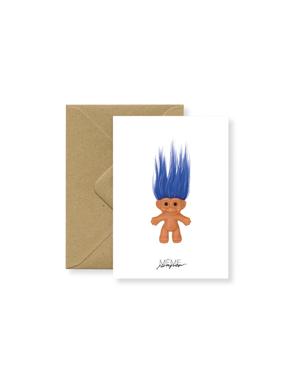 Carte Troll Bleu Carte Troll Bleu