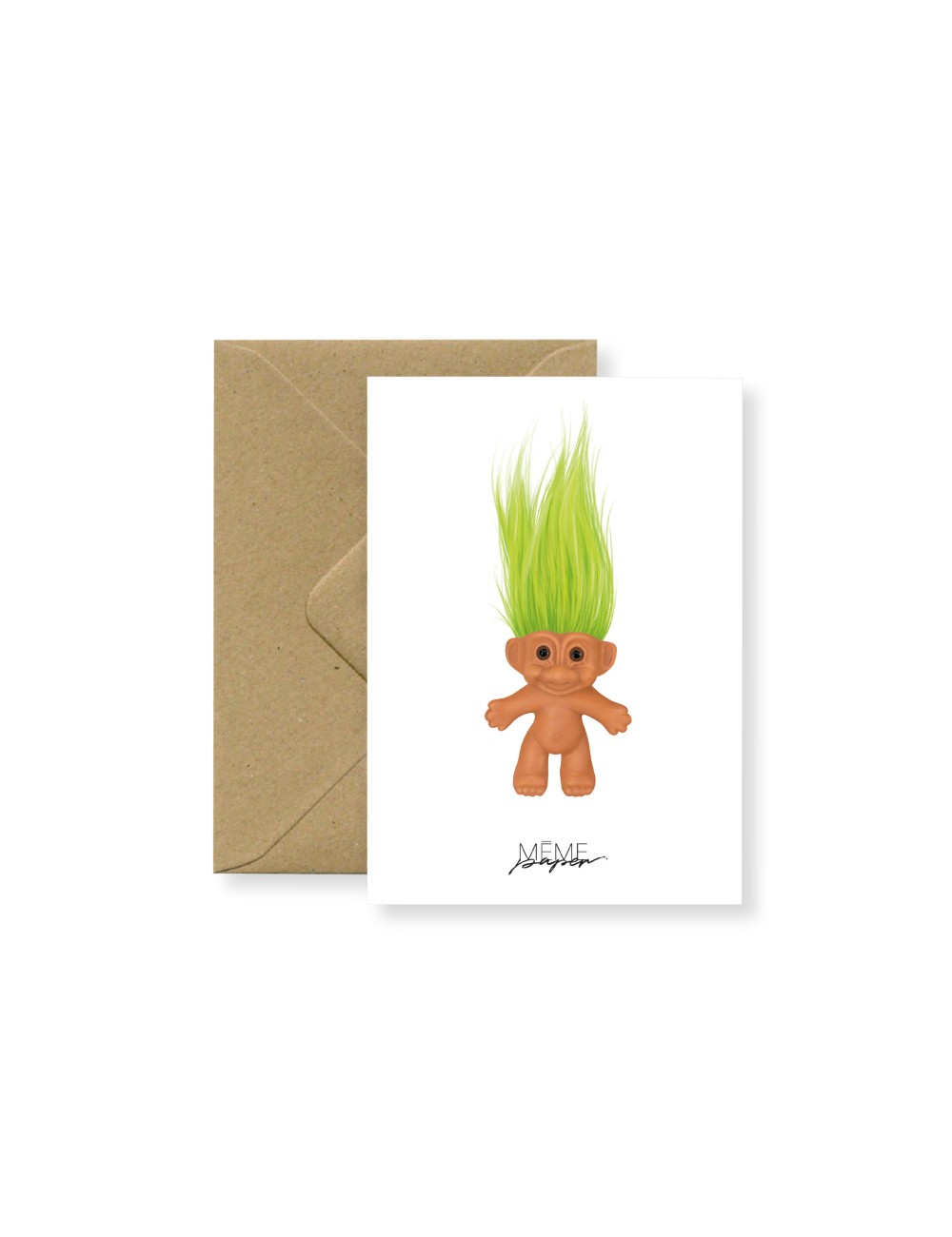 Carte Troll Vert Carte Troll Vert