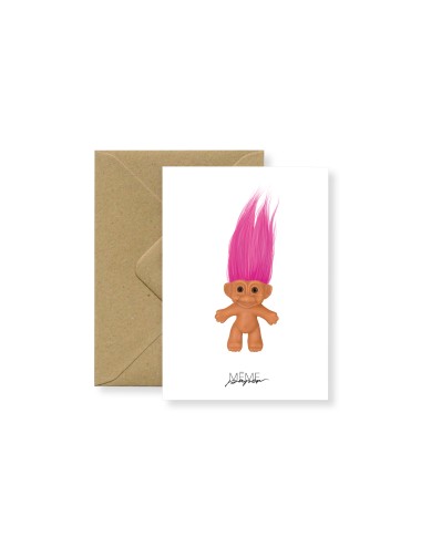 Carte Troll Rose