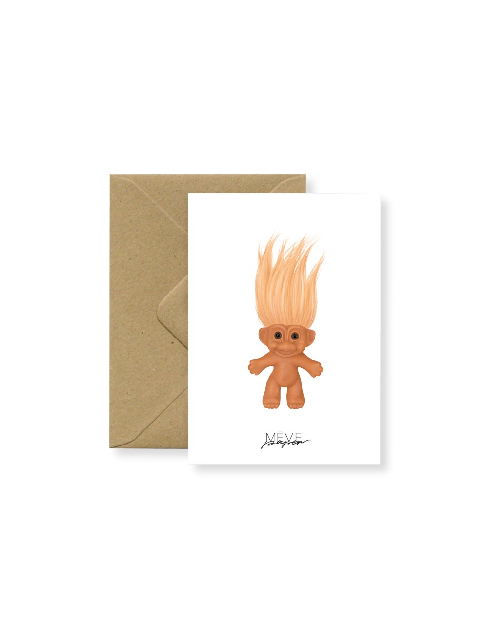 Carte Troll Beige Carte Troll Beige