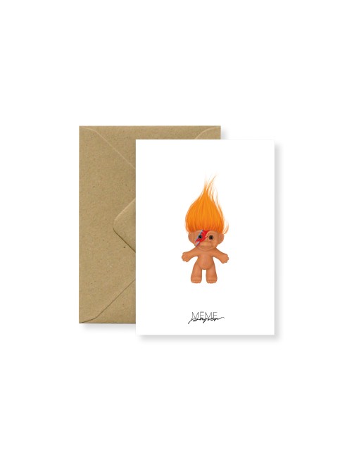 Carte Troll Bowie