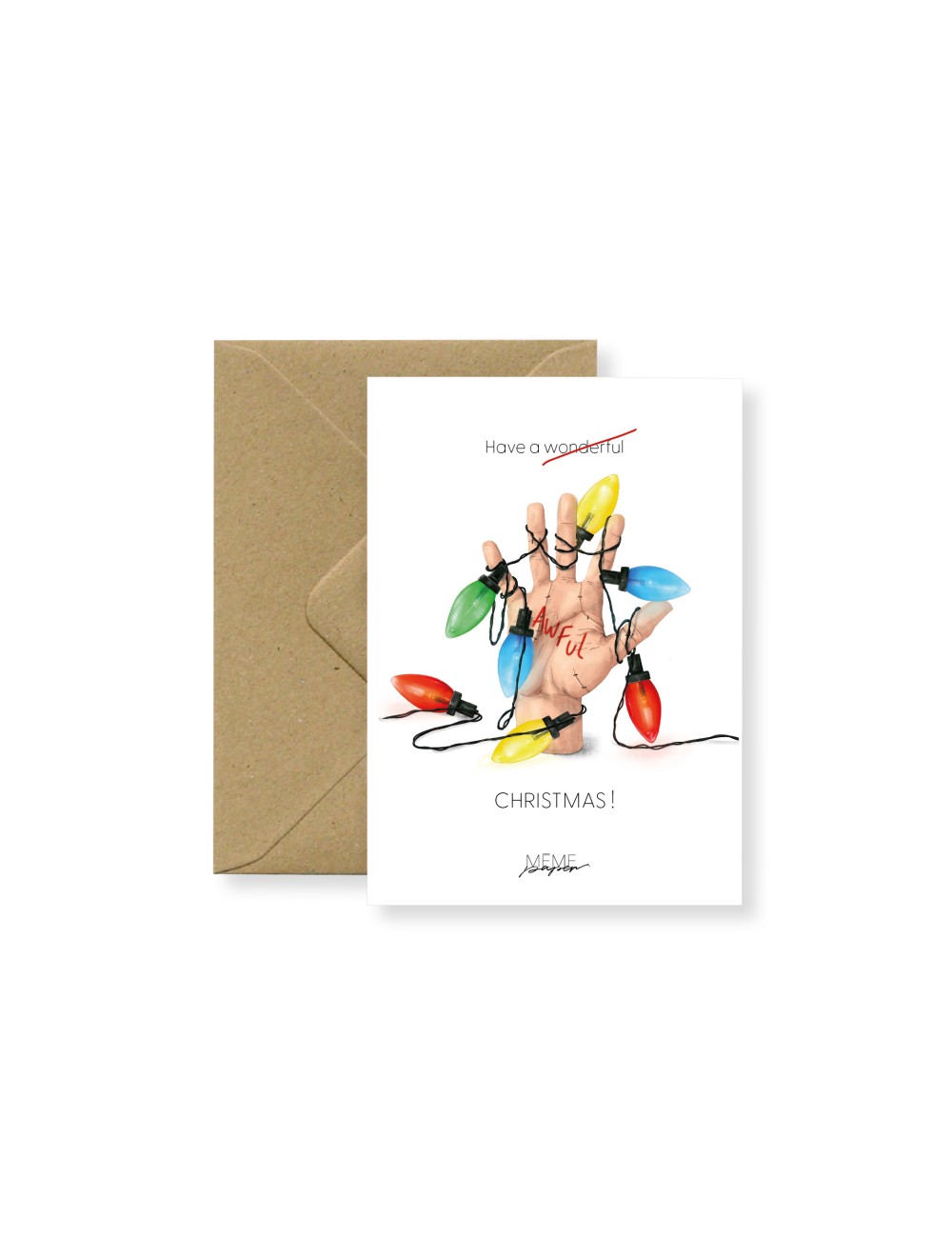 Carte de voeux Awful Christmas Carte de voeux Awful Christmas